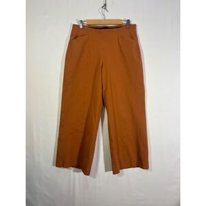 Boho Chic Old Navy Pixie Wide Leg Pants Women Large Burnt Orange